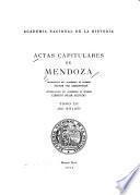 Actas capitulares de Mendoza