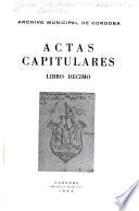 Actas capitulares