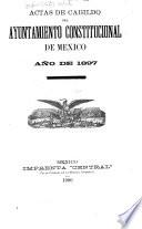 Actas de Cabildo del Ayuntamiento constitucional de México