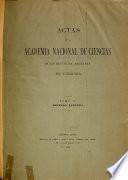 Actas de la Academia Nacional de Ciencias de la República Argentina en Córdoba