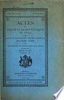 Actas de la Sociedad Científica de Chile