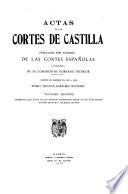 Actas de las Cortes de Castilla