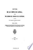 Actas de las Córtes de Castilla