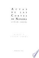 Actas de las Cortes de Navarra (1530-1829)