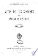 Actas de las sesiones de la Cámara de Diputados