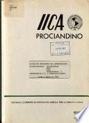 Actas de Reuniones de Coordinacion Subprogramas: Leguminosas Maiz Papa Oleaginosas Y Componente T.t. Y Comunicaciones (julio Y Agosto de 1989)