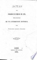 Actas del Congreso ecuatoriano (Congreso constitucional del Ecuador) precedidas de una intr. histórica por F.I. Salazar