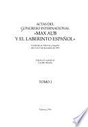 Actas del Congreso Internacional Max Aub y el Laberinto Español