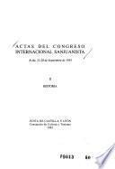 Actas del Congreso Internacional Sanjuanista: Historia