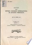 Actas del Séptimo Congreso Internacional de Estudios Pirenaicos: Comunicaciones de la VI sección, Filología, lingüística y literatura pirenaicas (2 v.)