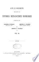 Acte și documente relative la istoria renascerei României