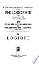 Actes: Logique
