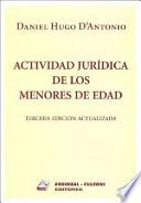 Actividad jurídica de los menores de edad