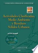 Actividades clasificadas, medio ambiente y residuos sólidos urbanos