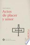 Actos de placer y amor