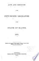 Acts and Resolves as Passed by the ... Legislature