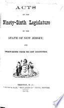 Acts of the General Assembly of the State of New-Jersey