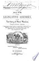 Acts of the Legislative Assembly of the Territory of New Mexico