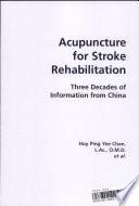 Acupuncture for Stroke Rehabilitation