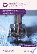 Adaptaciones en prendas de vestir. TCPF0109