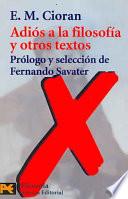 Adiós a la filosofía y otros textos
