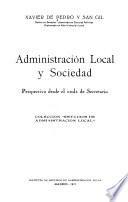 Administración local y sociedad
