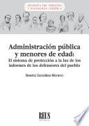 Administración pública y menores de edad