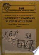 Administración y conservación de sitios de arte rupestre