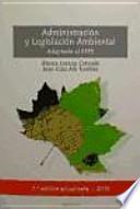 Administración y legislación ambiental