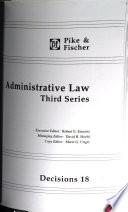 Administrative Law, Third Series