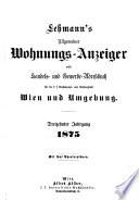 Adolph Lehmann's allgemeiner Wohnungs-Anzeiger