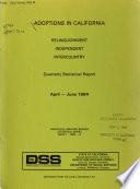 Adoptions in California, Relinquishment, Independent, Intercountry