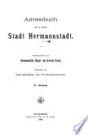 Adressbuch der k. [i.e. königlichen] freien Stadt Hermannstadt