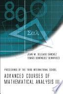 Advanced Courses of Mathematical Analysis III