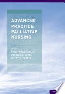 Advanced Practice Palliative Nursing