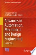 Advances in Automation, Mechanical and Design Engineering