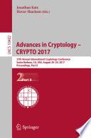 Advances in Cryptology – CRYPTO 2017
