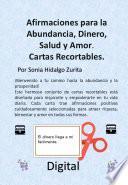Afirmaciones para la Abundancia Dinero Salud y Amor Cartas Recortables para que empieces a manifestar lo que deseas en tu vida. PDF digital