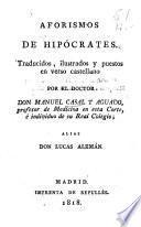Aforismos de Hipócrates