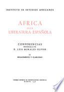 Africa en la literatura española: Renacimiento y clasicismo