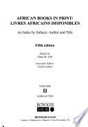 African Books in Print