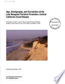 Age, stratigraphy, and correlation of the late Neogene Purisima Formation, central California coast ranges