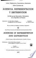 Agencies of representation and distribution