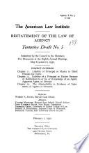 Agency Restatement