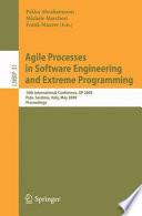 Agile Processes in Software Engineering and Extreme Programming