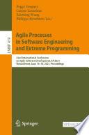 Agile Processes in Software Engineering and Extreme Programming