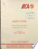 AGR-Y-COM Servicio de Informacion Bibliografica A Bibliographic Information Service