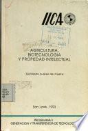 Agricultura, biotecnología y propiedad intelectual