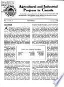 Agricultural and Industrial Progress in Canada