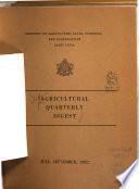 Agricultural quarterly digest